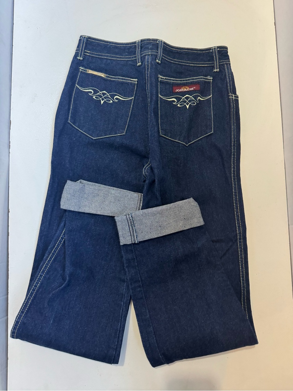 Vintage Disco Jordache High Waisted Mom Jeans Dark size 31 Length L